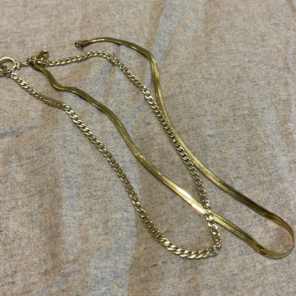 Gorjana gold necklaces